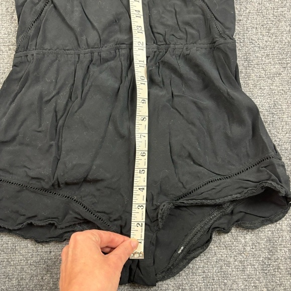 NAKED PRINCESS Women’s Black Tank Top Racerback Romper size: Medium - Picture 9 of 10